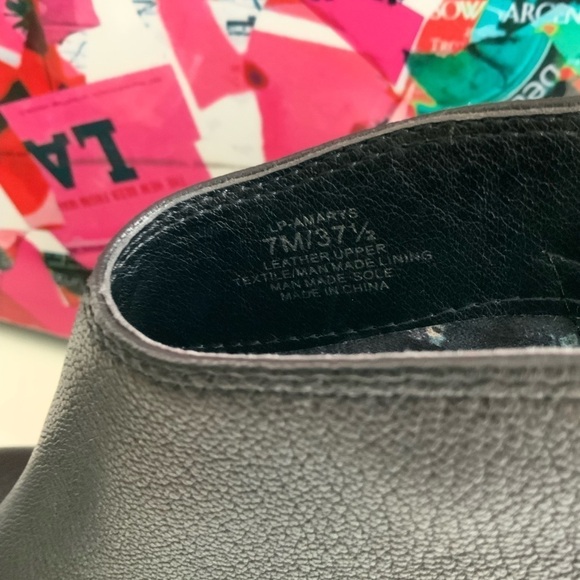 Lucky Brand Leather Western Boots in Black - Picture 6 of 9